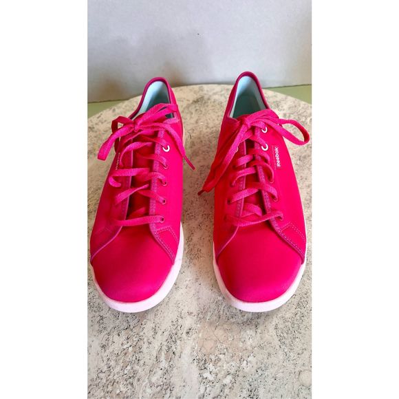 Reebok Girls Pink White Fusion Skyscaper Runaround Athletic Walking Shoes Size 7 - Picture 2 of 11